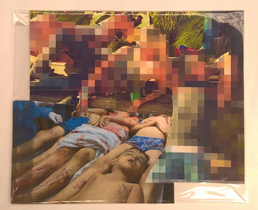 Thomas Hirschhorn, Pixel-Collage n°57, 2016