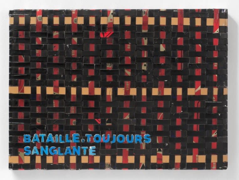 Adel Abdessemed, Cocorico painting, Bataille. Toujours sanglante, 20172018