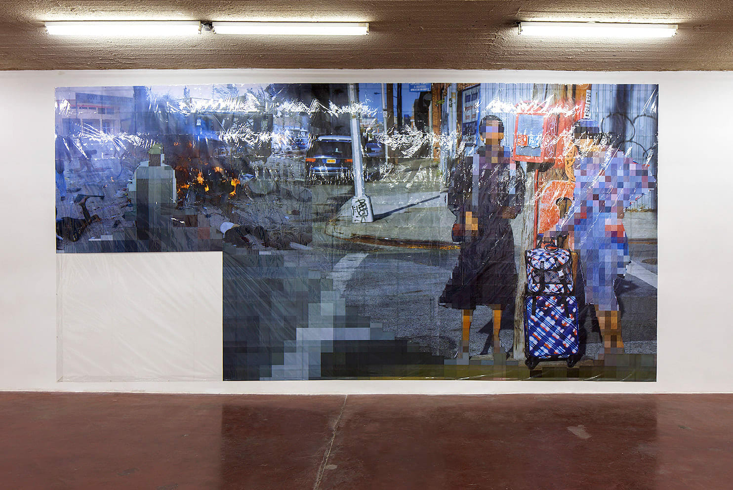 Thomas Hirschhorn, Pixel-Collage nº42, 2016