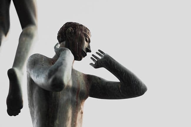 Yossi Breger, Man Raising Hands (from Carl Milles’ “Orpheus” Group, 1936), Stockholm, 2010