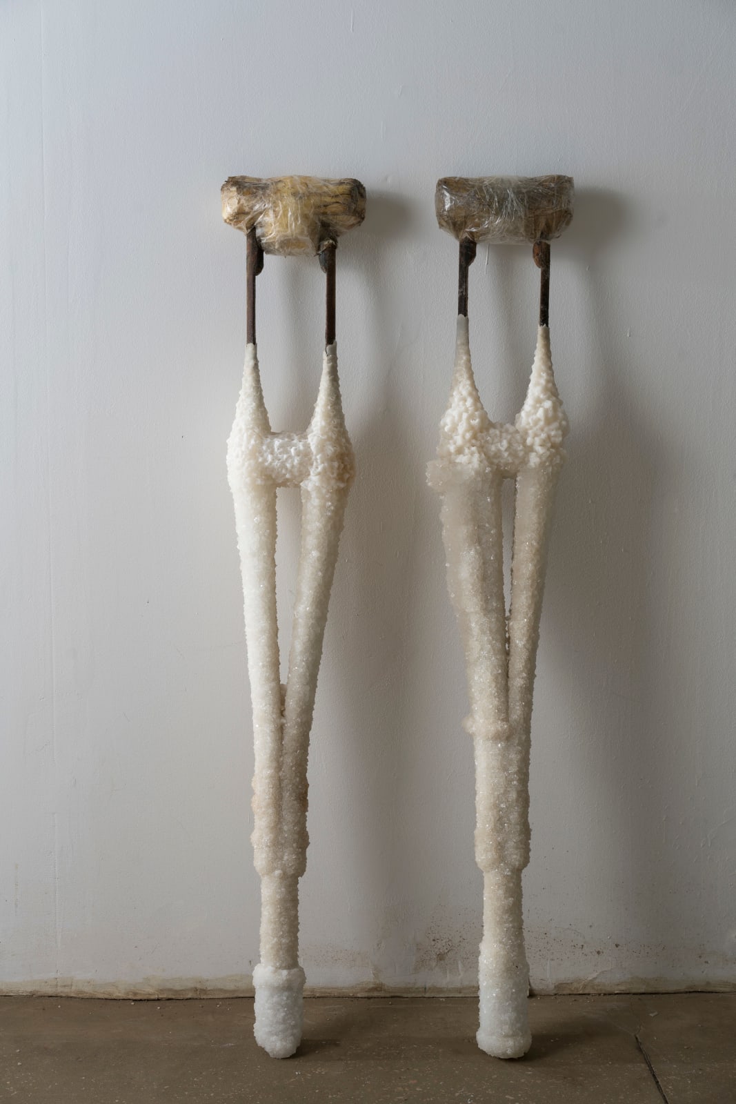 Sigalit Landau, Crutches, 2020