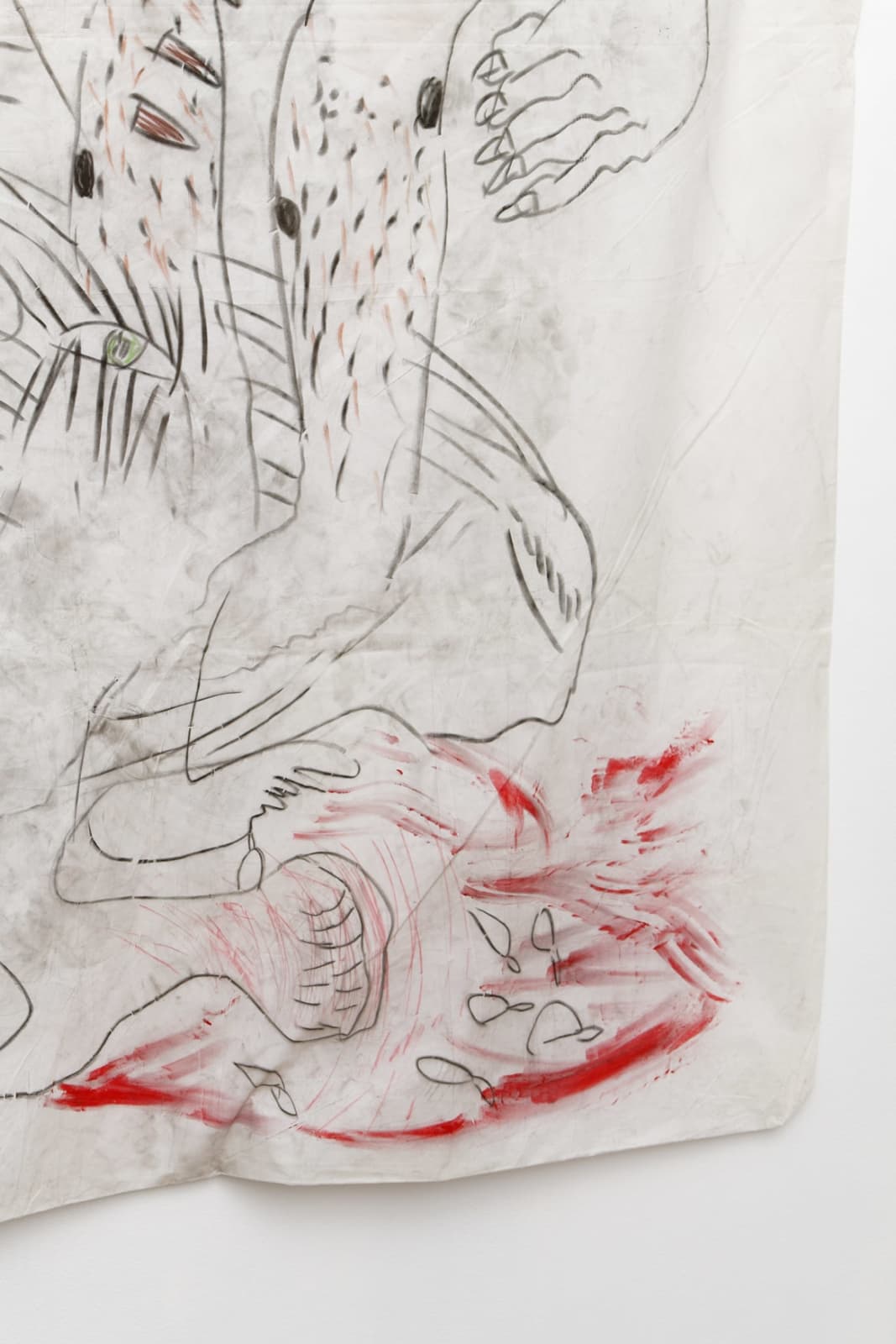 Aysha E Arar, The gun was heavy on you, my brother, four bullets in your leg and the fifth in my heart - كان المسدس ثقيلة عليك يا أخي، أربع رصاصات في قدمِكَ والخامسة في قلبي, 2023