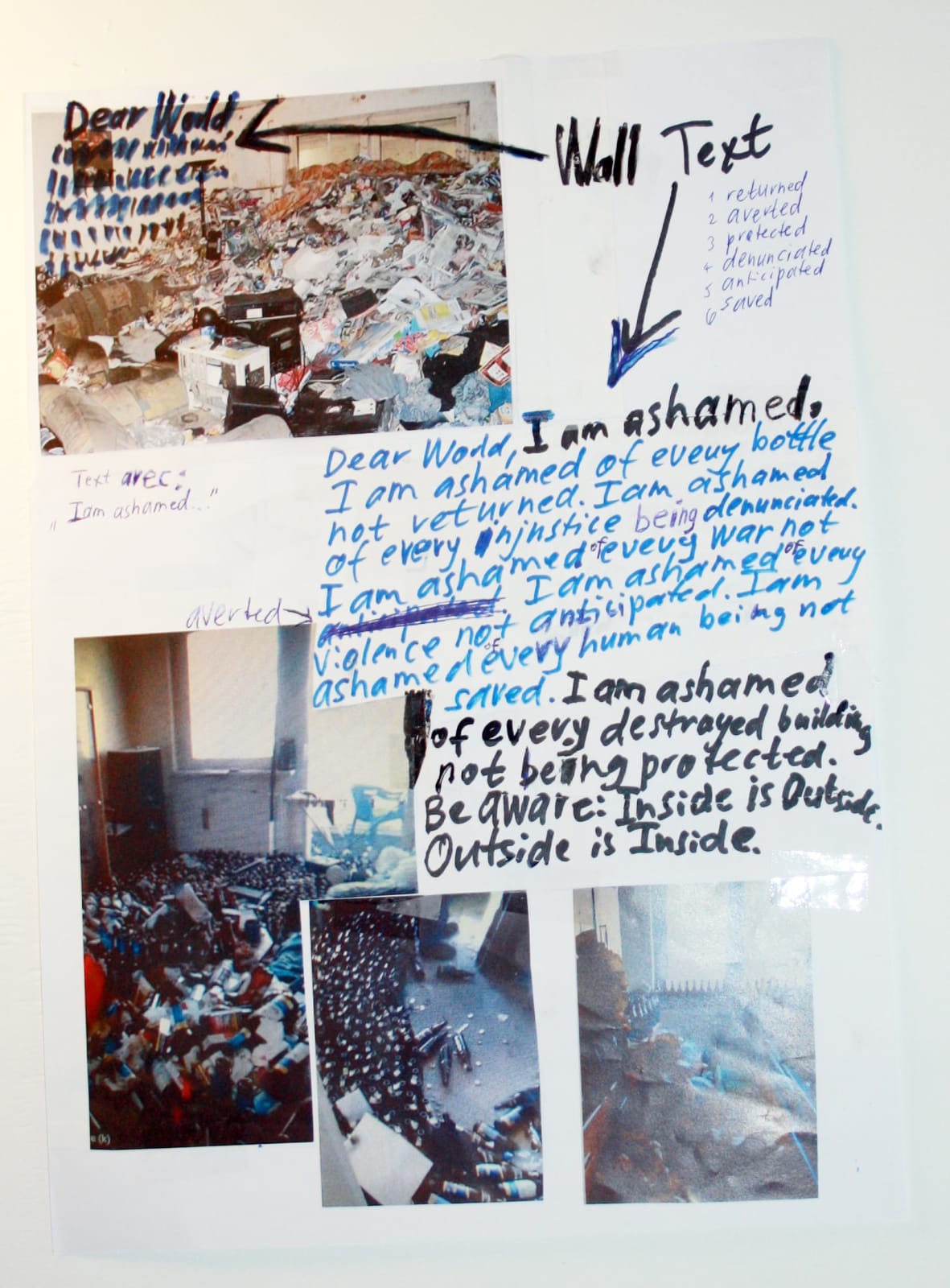 Thomas Hirschhorn, Preparatory Drawings M.E.S.S.S.Y #04/11, 2023