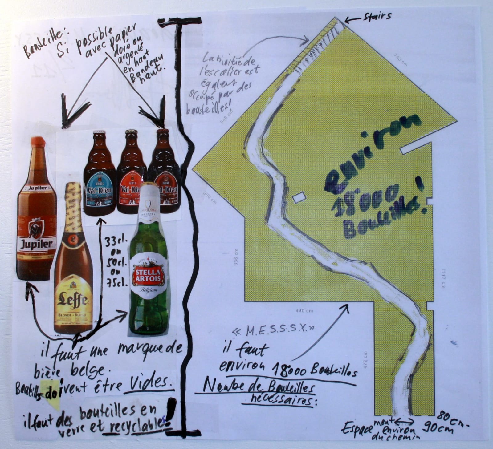 Thomas Hirschhorn, Preparatory Drawings M.E.S.S.S.Y #02/11, 2023