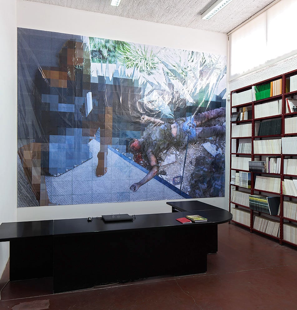 Thomas Hirschhorn, Pixel-Collage nº31, 2016