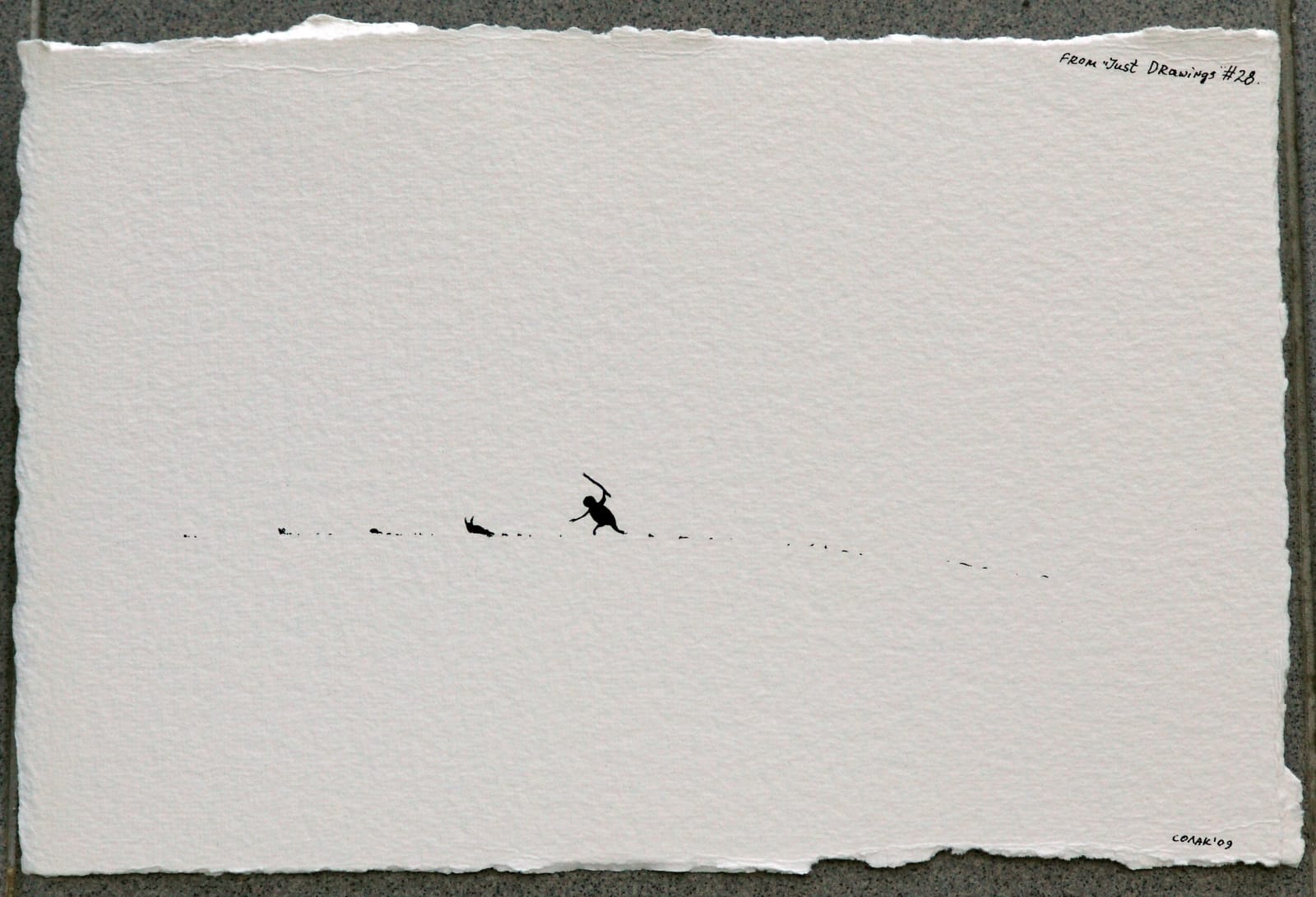 Nedko Solakov, Just Drawing #28, 2009