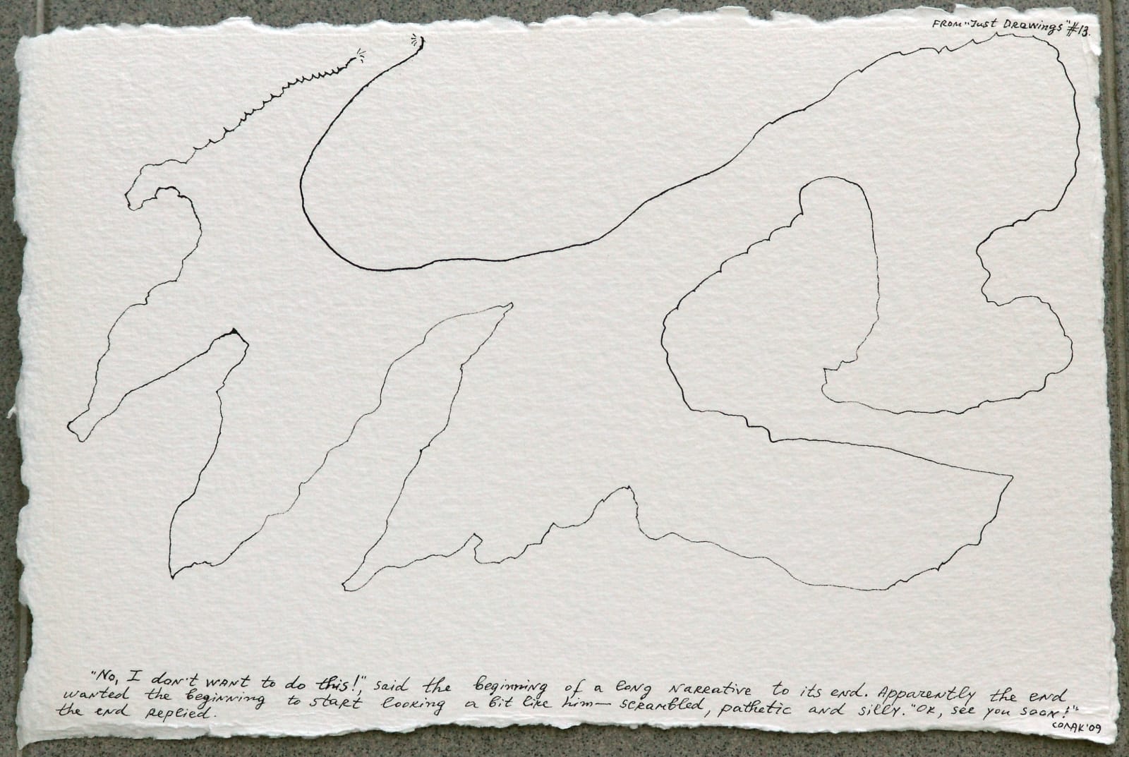 Nedko Solakov, Just Drawing #13, 2009