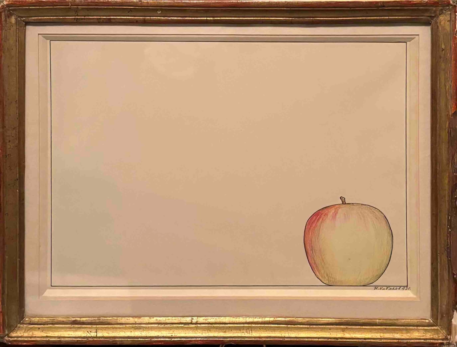 Ilya Kabakov, La pomme dans l’angle, 1973