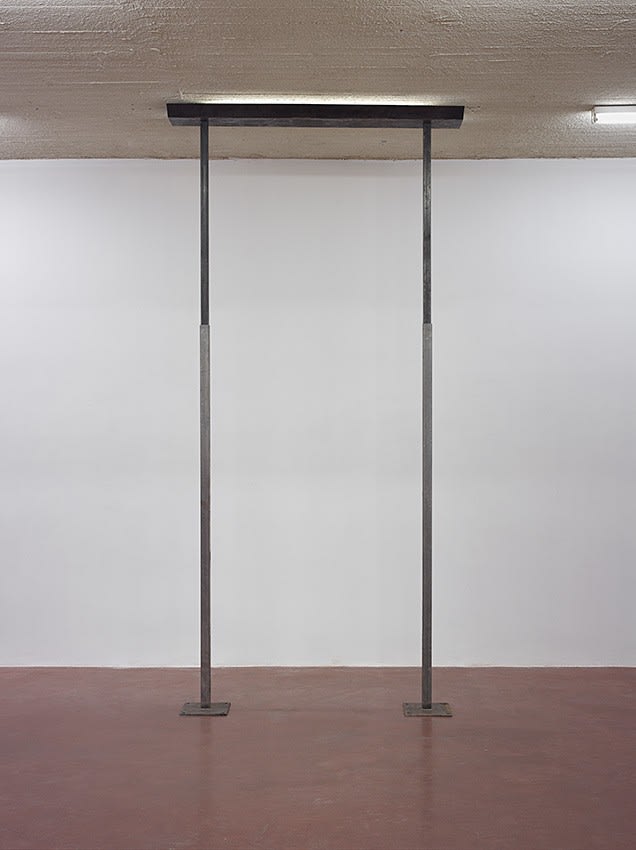 Miroslaw Balka, 390 x 190 x 40 / Light Holder, 2015
