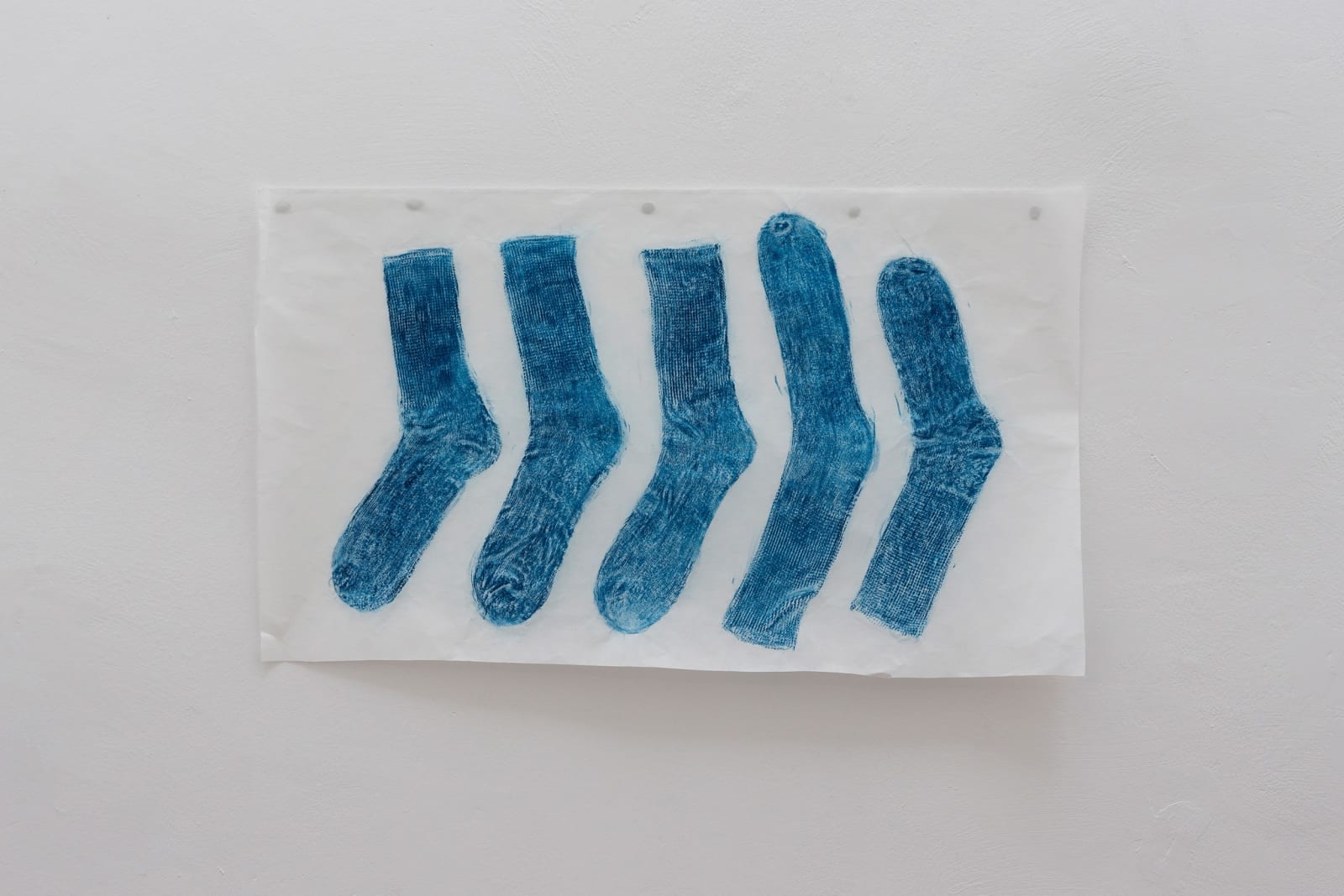 Jennifer Bornstein, Five Hiking Socks, 2016