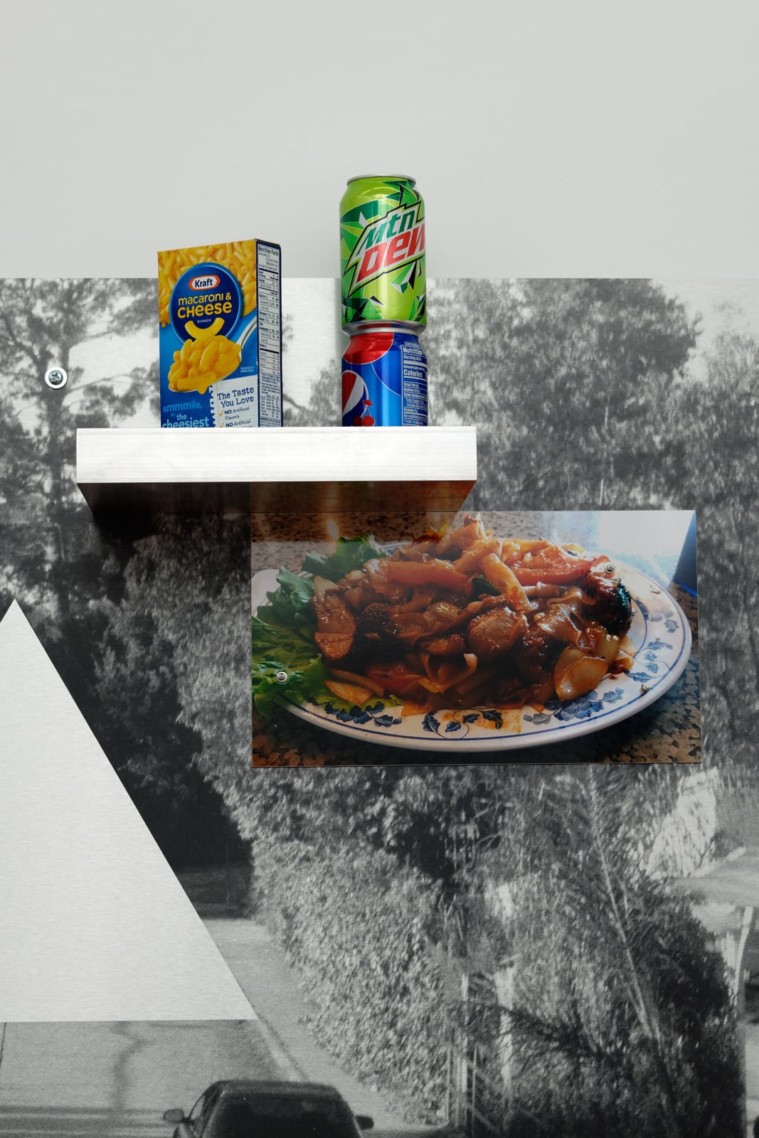 Jonathan Monk, Metallic Sunset with Additional Information XIII, 2022