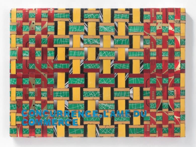 Adel Abdessemed, Cocorico painting, Concurrence. L’ame du commerce, 20172018