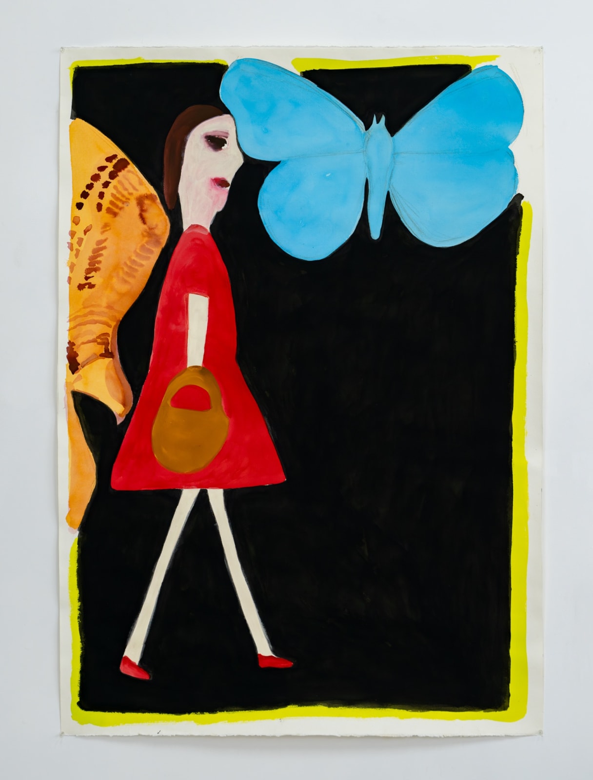 Orna Bromberg, Butterfly and bird girl, 2023