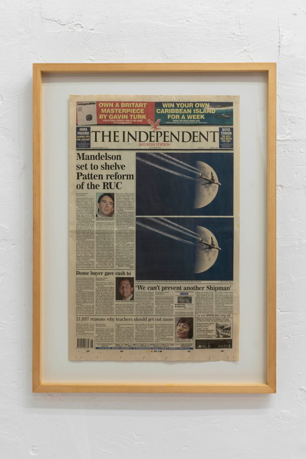 Pierre Bismuth, The Independent, 2000