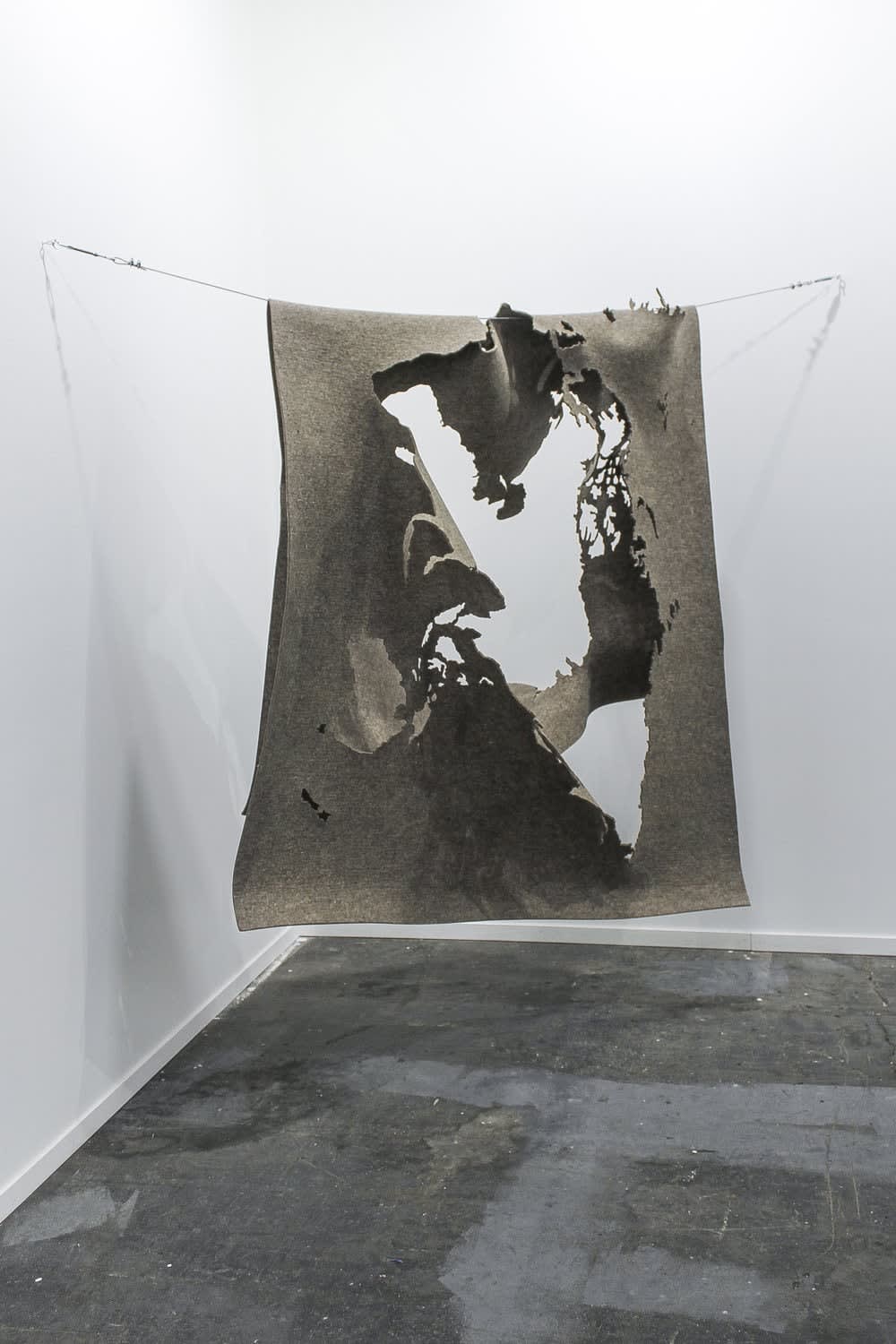 Jonathan Monk, The World Without The World in Grey, 2014