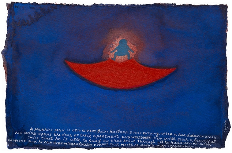 Nedko Solakov, Stories in Colour (85), 2017