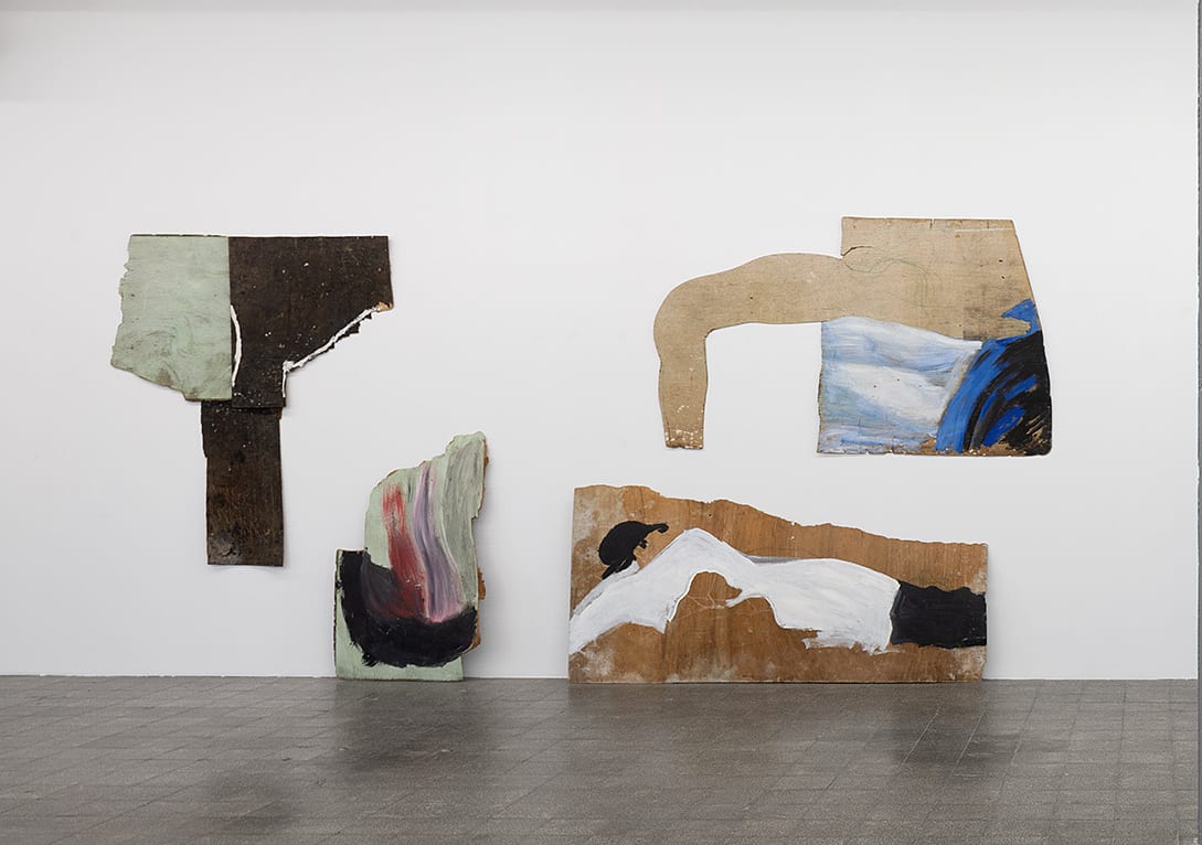 Yudith Levin, Reclining Figure and Bather, 1981