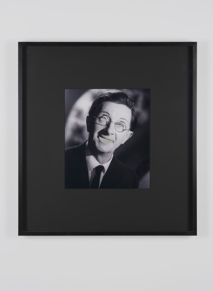 Douglas Gordon, Blind Charles Hawtrey (mirrored eyes), 2004