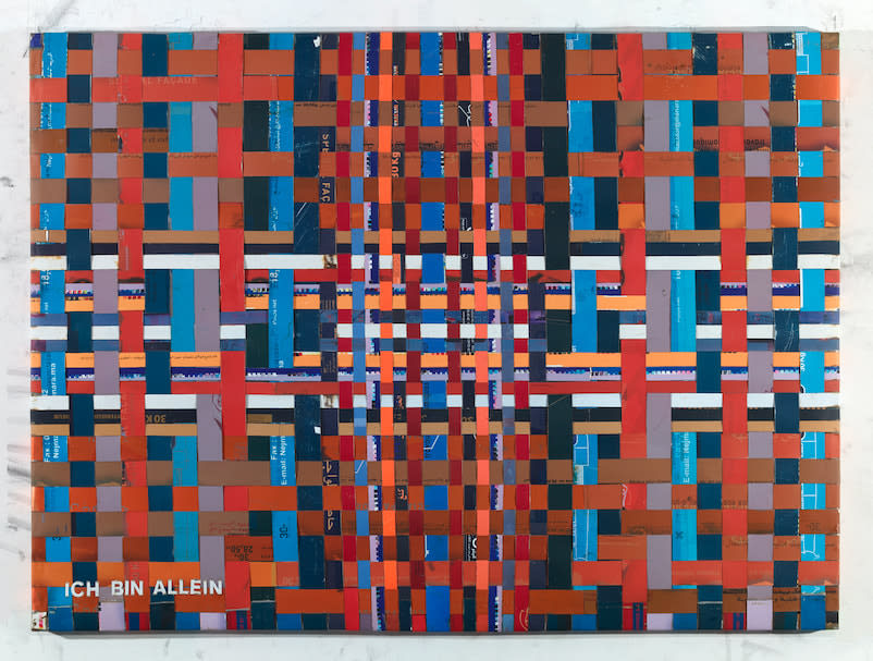 Adel Abdessemed, Cocorico painting, Ich bin allein, 2017-2018