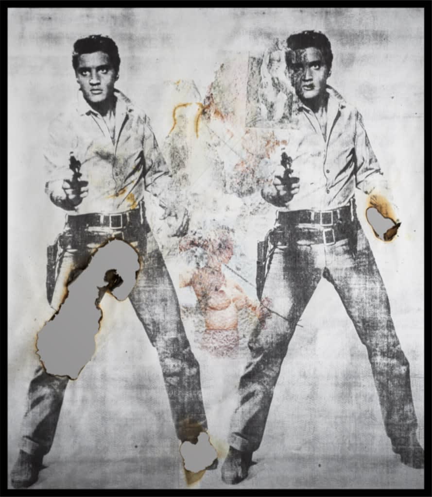 Douglas Gordon, Self Portrait of You + Me (Elvis fear of Amazonians), 2019