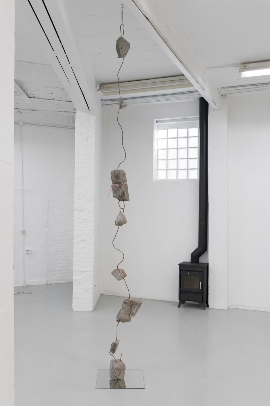 Miroslaw Balka, 44 x 44 x 340 / A need of verticality, 2020 | Dvir Gallery