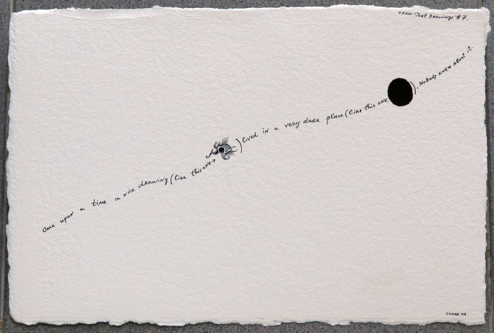 Nedko Solakov, Just Drawing #7, 2009