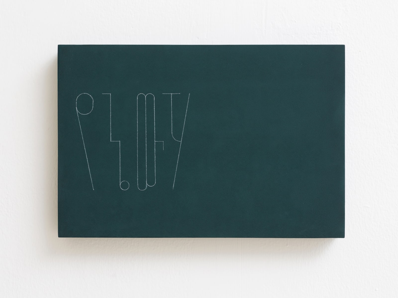 Florian Pumhösl, fidäl study (My water), 2016