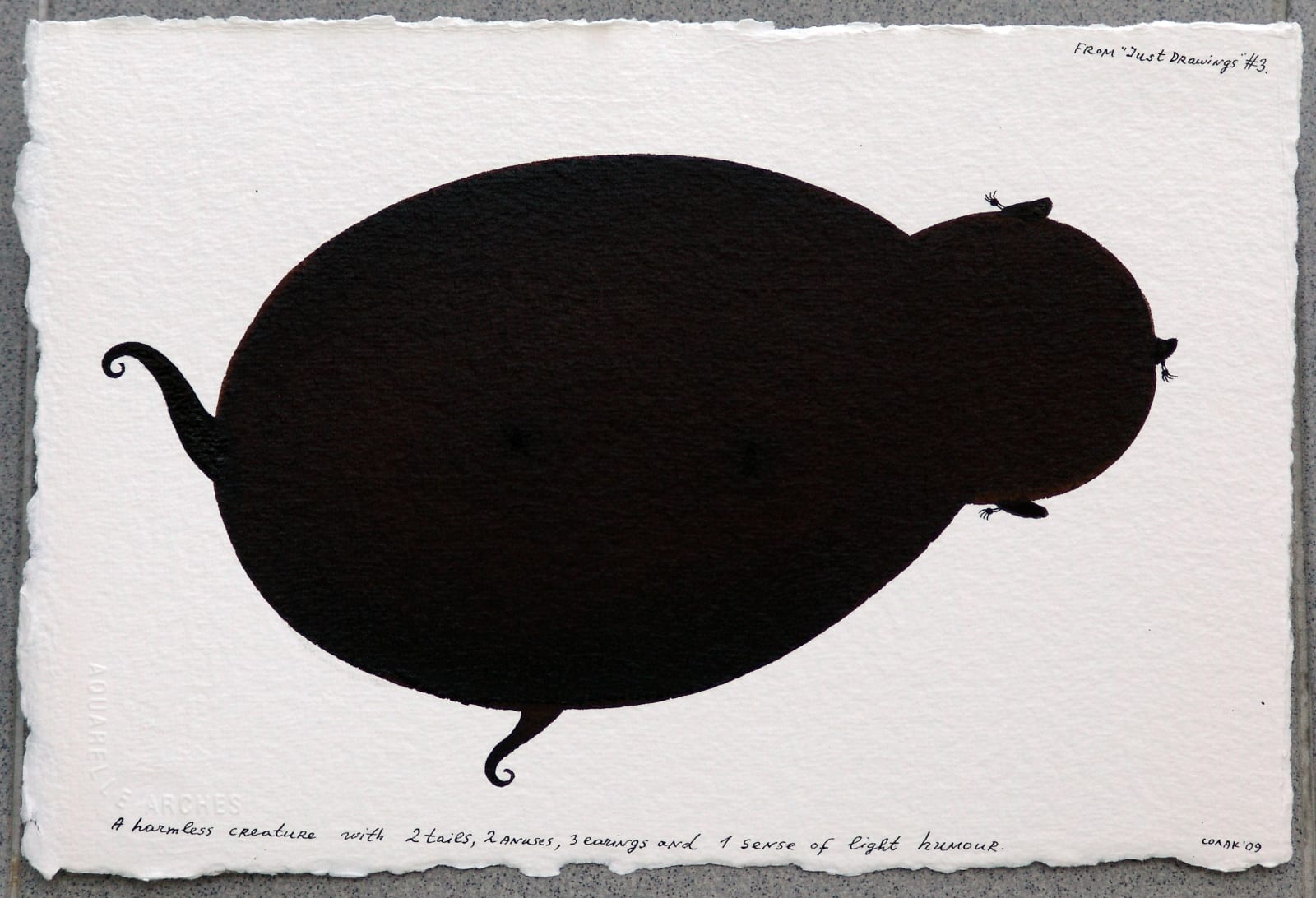 Nedko Solakov, Just Drawing #3, 2009