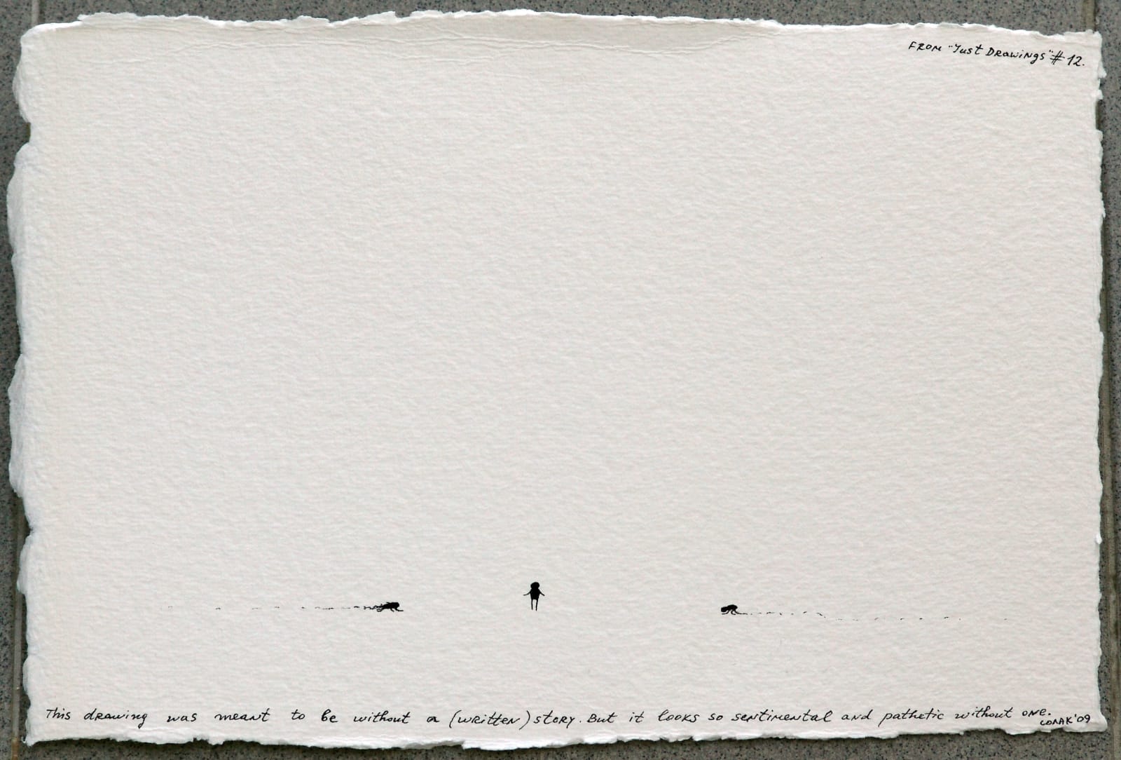 Nedko Solakov, Just Drawing #12, 2009