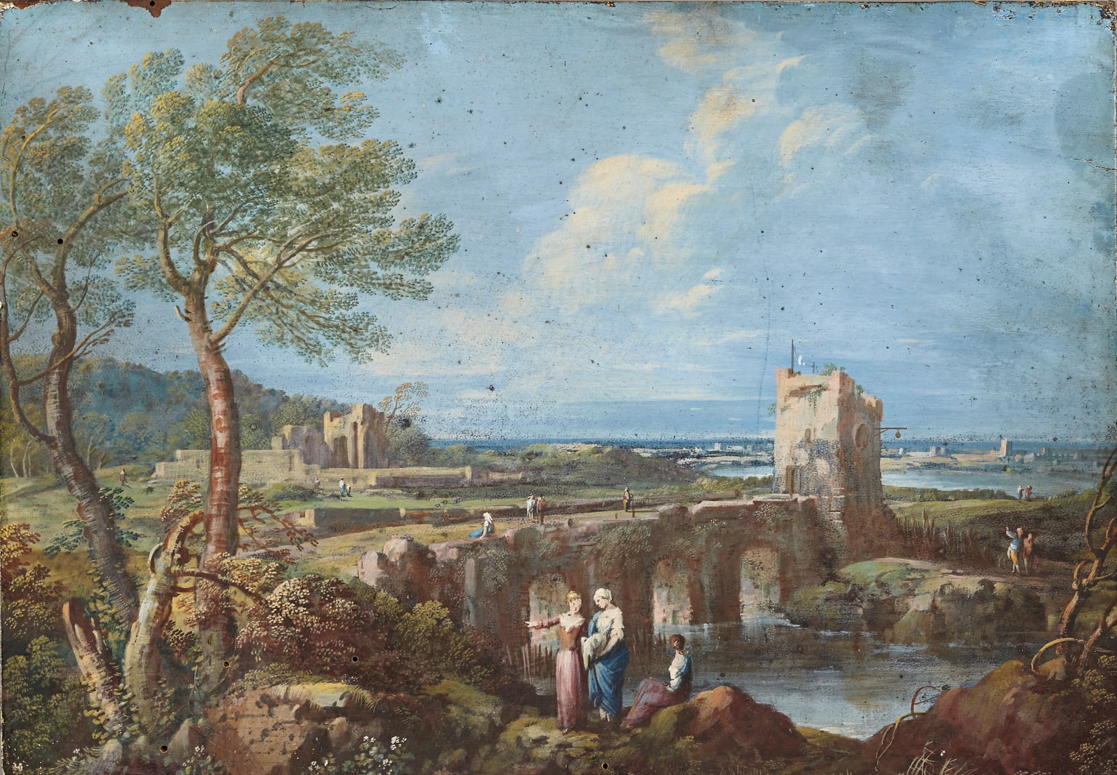 Maria Luigia Raggi, Paesaggio con figure