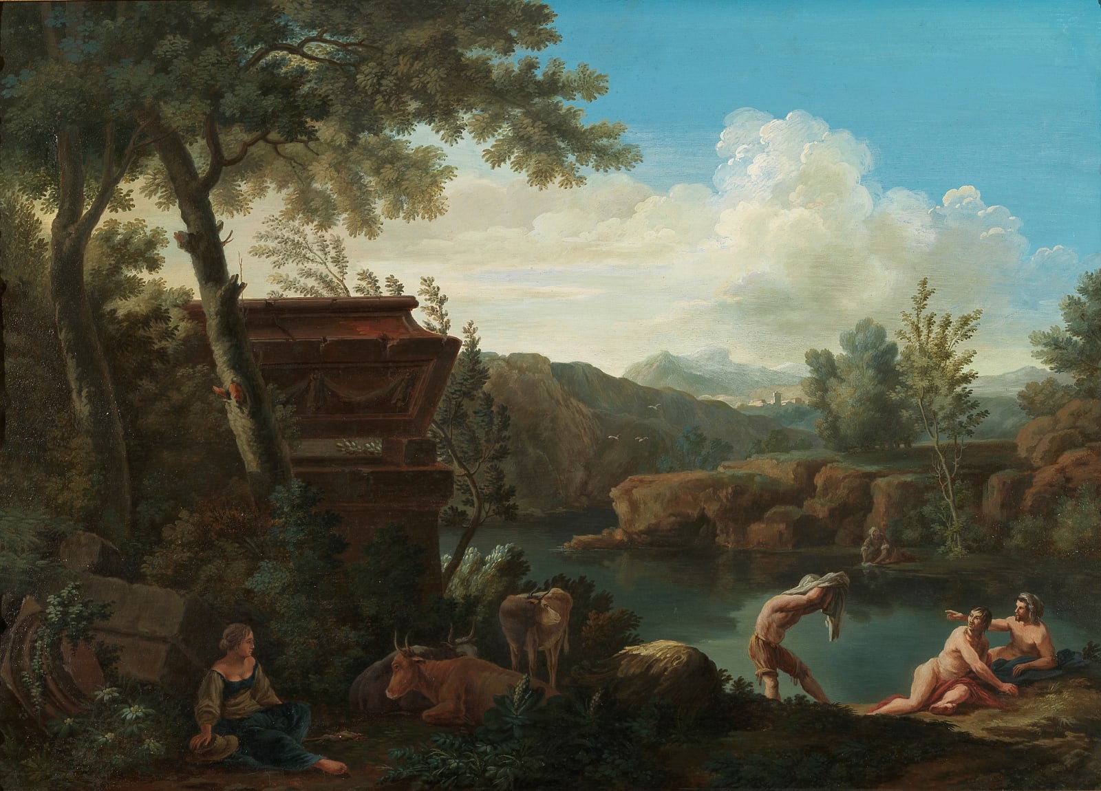 Andrea Locatelli, Landscapes with bathers