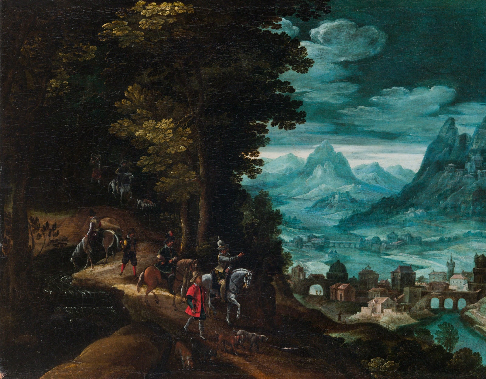 Paul Brill, Landscapes with stormy sky