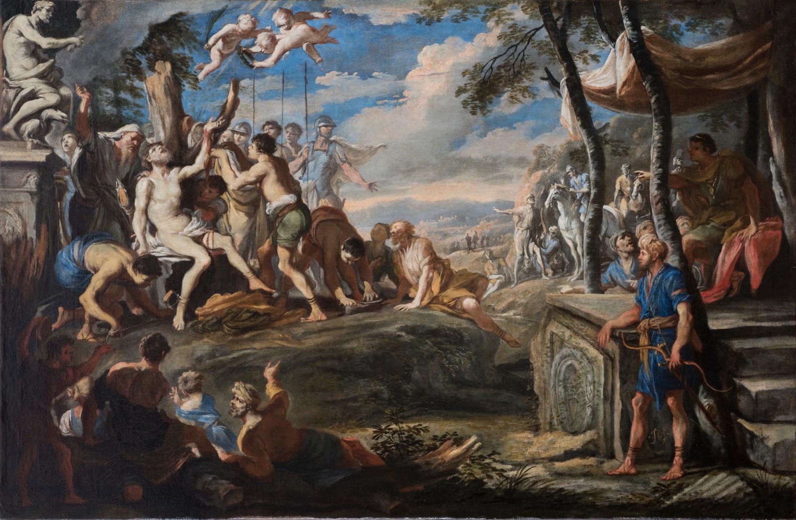 Micco Spadaro, Martyrdom of Saint Bartholomew / Martyrdom of Saint Andrew
