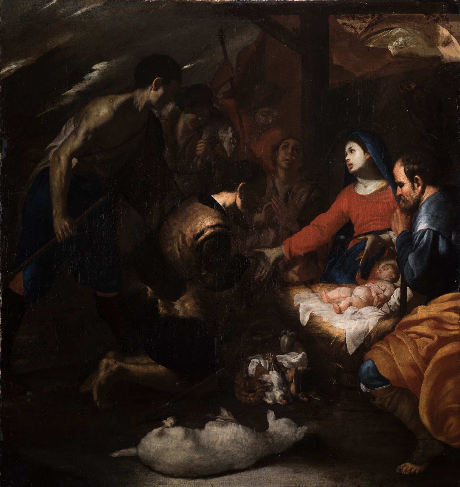 Bernardo Cavallino, Adoration of the Shepherds
