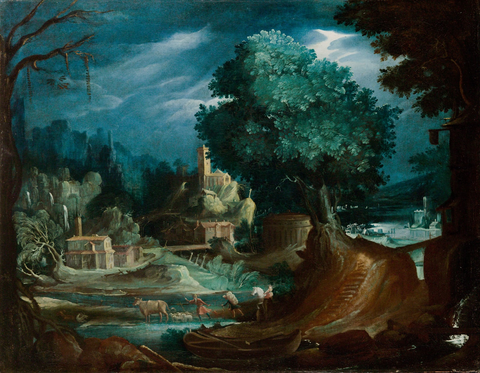 Paul Brill, Landscapes with stormy sky