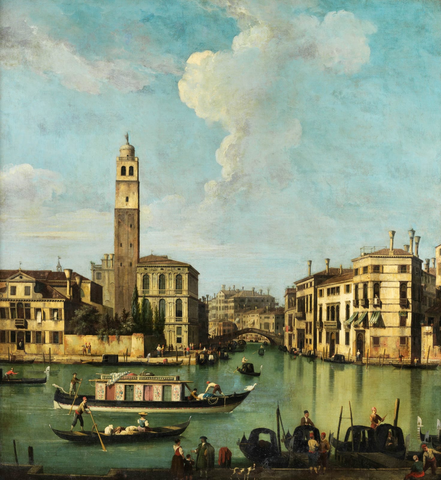 Giovanni Battista Cimaroli, Cannaregio from the Grand Canal