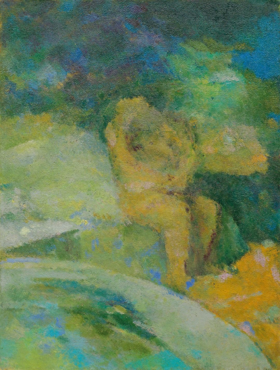陳德旺 Chen DeWang, 裸女與浴盆 Nude Girl with Bathtub, 1980
