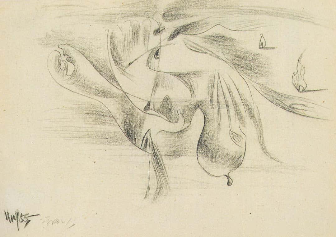霍剛 Ho Kan, 無題 Untitled, 1955