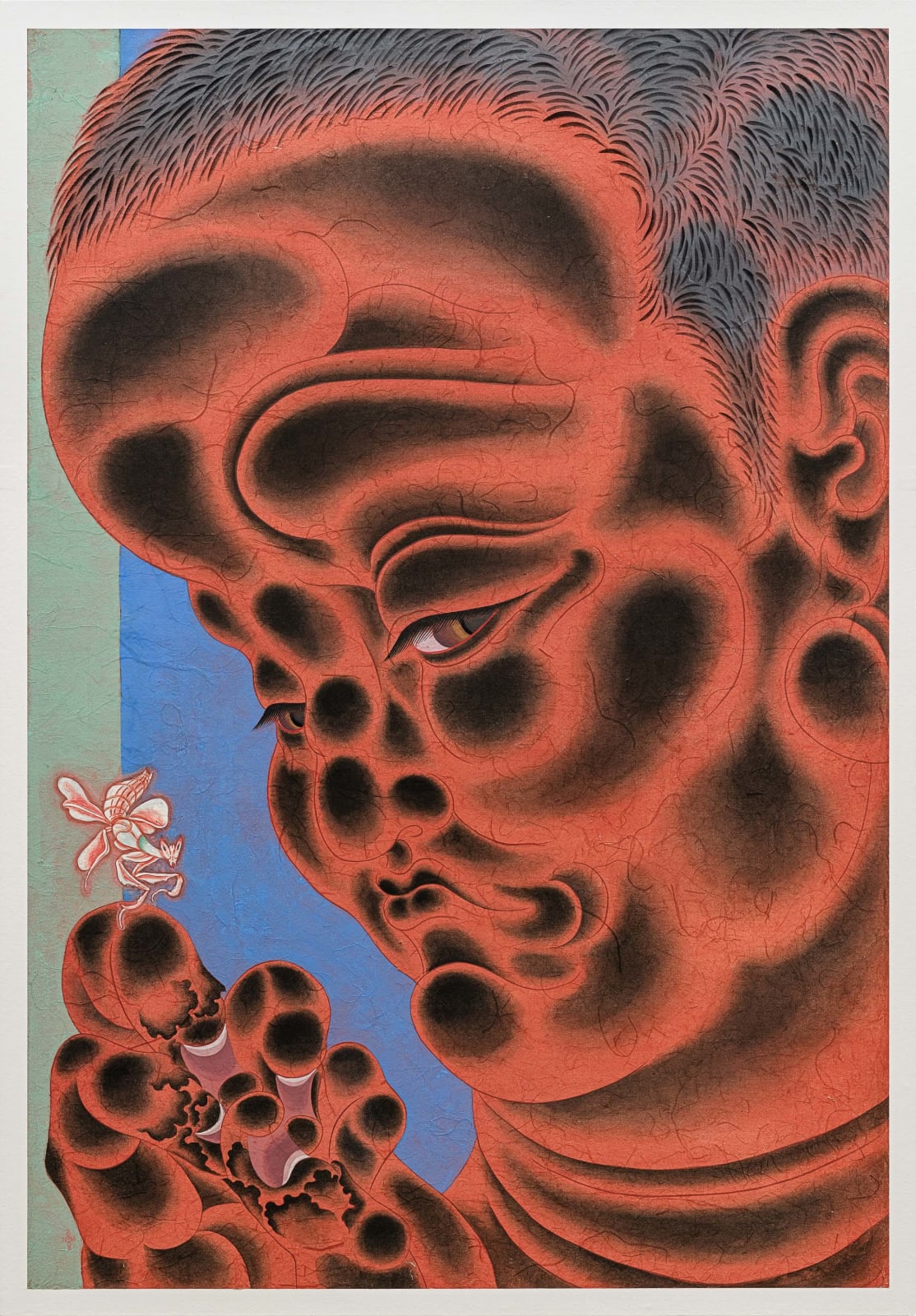 曾建穎 Tseng ChienYing, 面壁 The wallflower, 2024