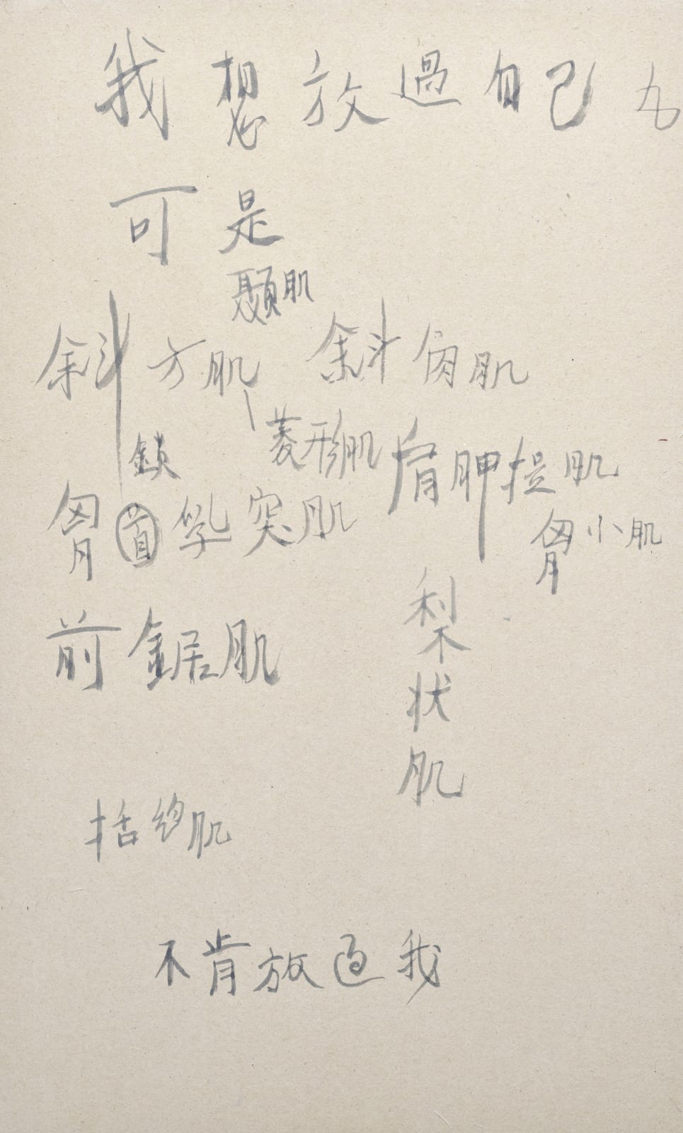 許炯 Xu Jiong, 放過自己 Let Go, 2024