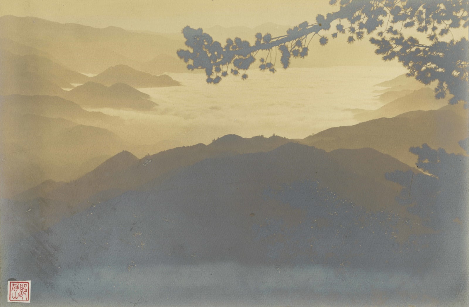 郎靜山 Lang Jingshan, 風景 Landscape