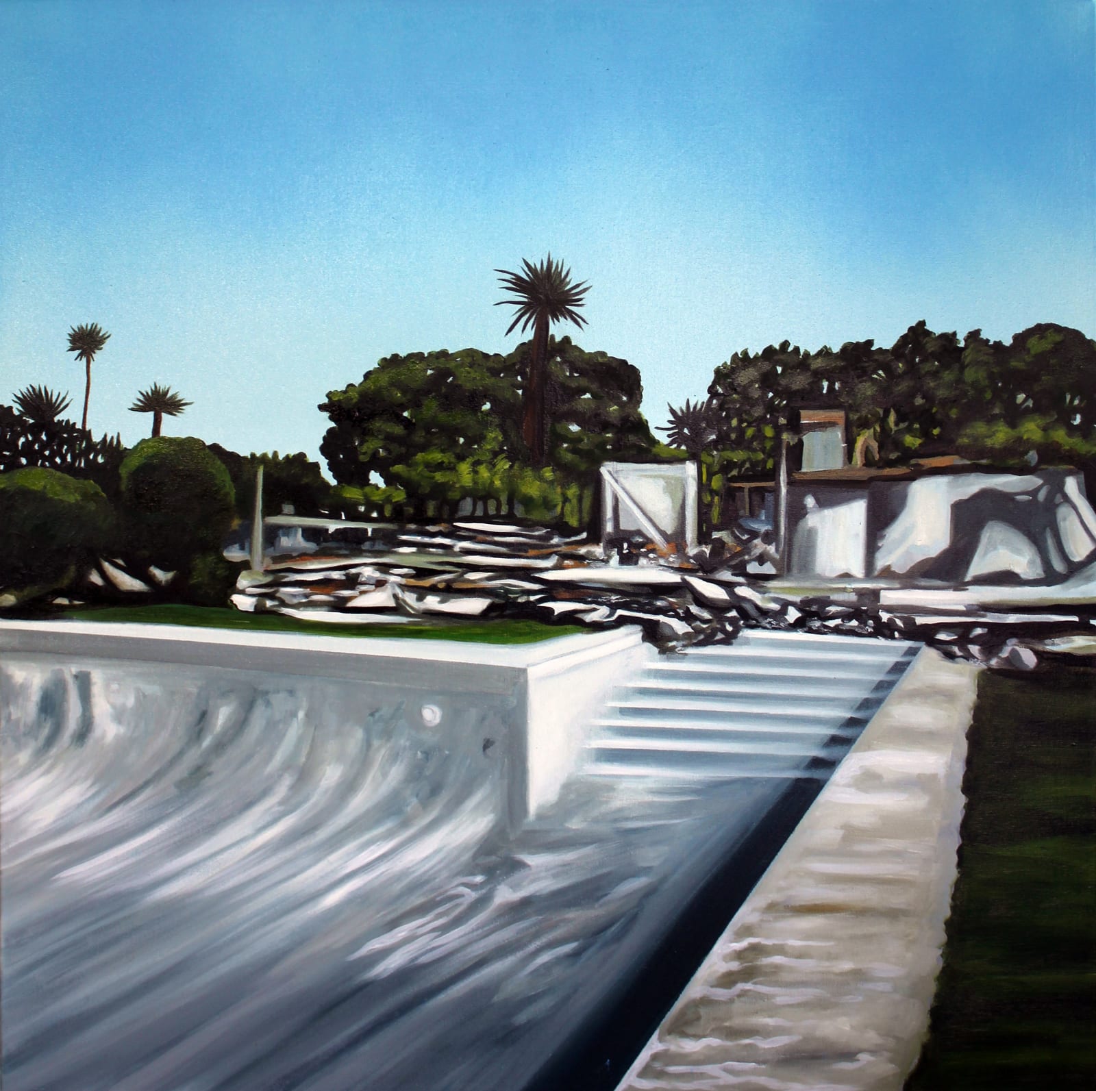 Eamon O'Kane, Ideal Home: Neutra Swimming Pool Demolished, 2010