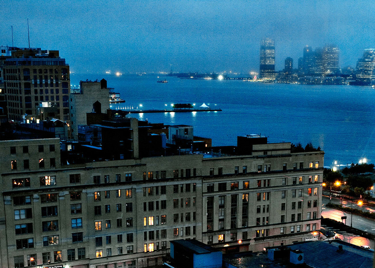 David Drebin, Girl in Orange Dress, Diamond Dust, 2020