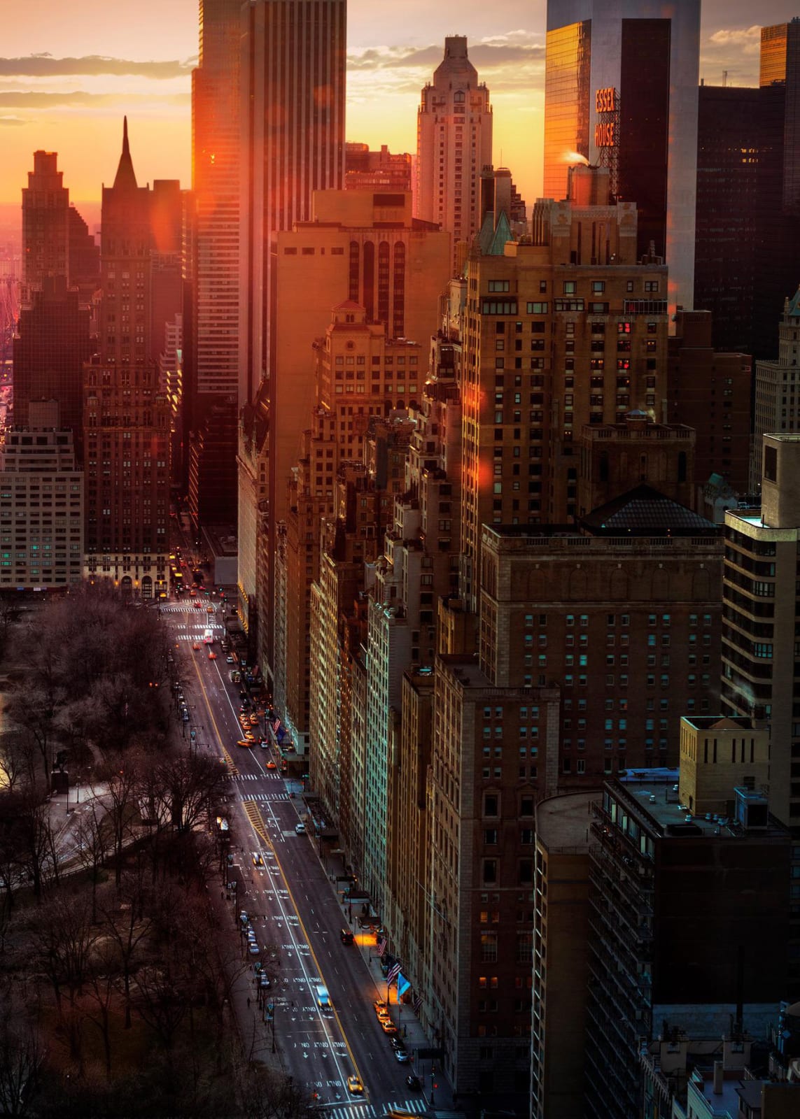David Drebin, High Rise New York City, Diamond Dust, 2020