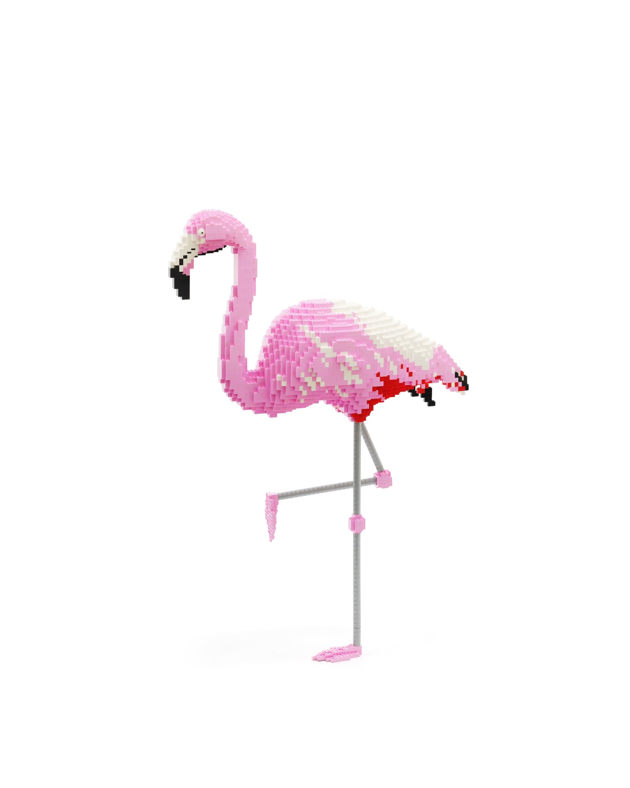 Dean West & Nathan Sawaya, Chilean Flamingo, 2019