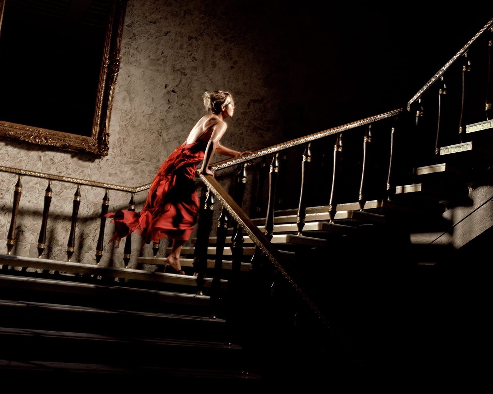 David Drebin, Girl in Red Dress, 2004