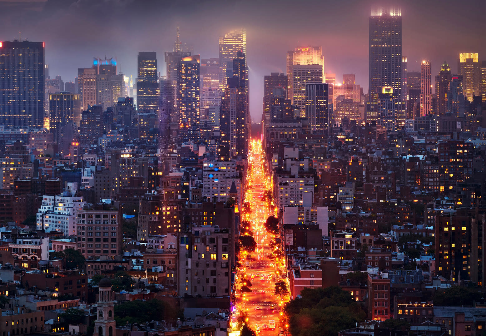 David Drebin, Blazing City, Diamond Dust, 2020