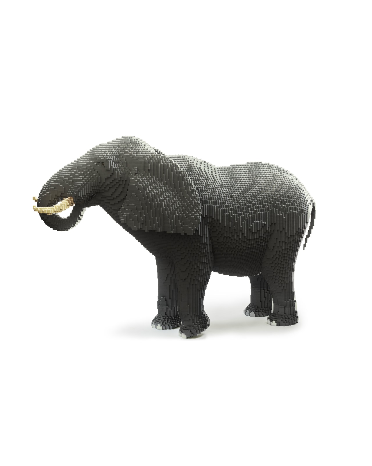 Dean West & Nathan Sawaya, African Elephant, 2019