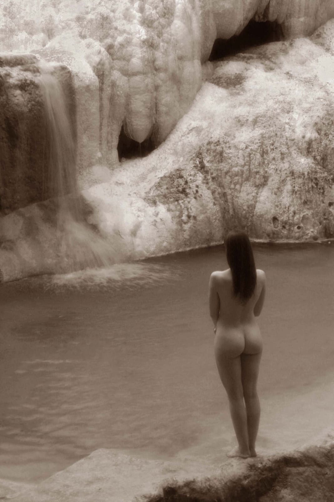 Robert Farber, Nude at a Sulfur Spring, Tuscany, Italy, 2006