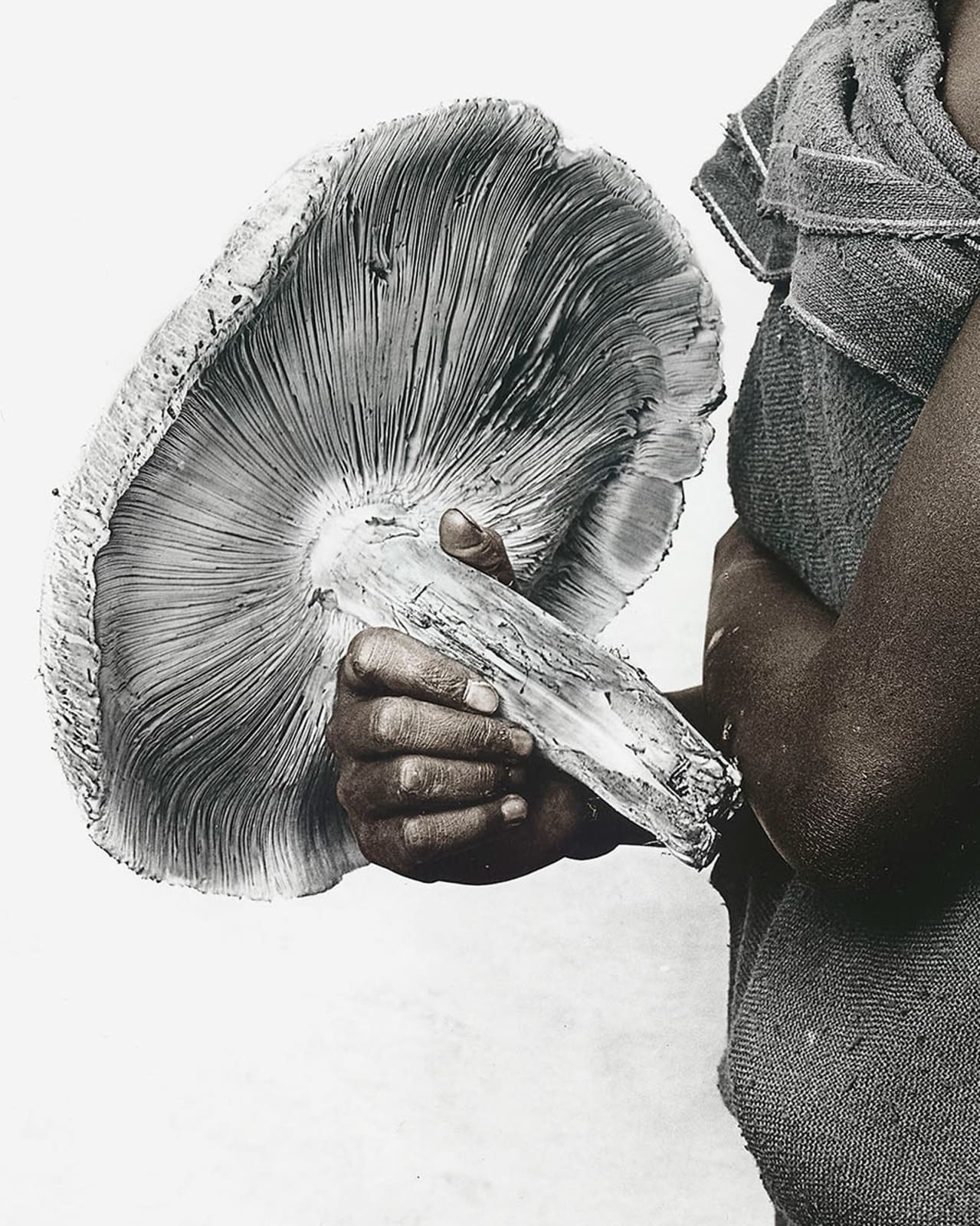 Jan C. Schlegel, Mother with mushroom, Suri tribe, Ethiopia, 2018